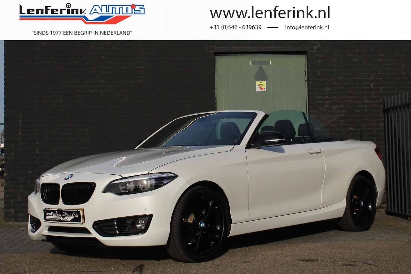 BMW 2-serie Cabrio - 218d Sportline Navi Sportstoelen Clima Cruise Led koplampen - AutoWereld.nl