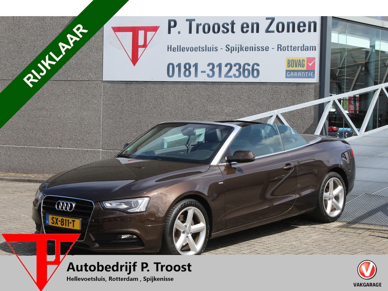 Audi A5 Cabriolet - 2.0 TFSI Pro Line S 2x S-line Automaat/Navigatie/Camera/Cruise control/Climate control/Sto - AutoWereld.nl