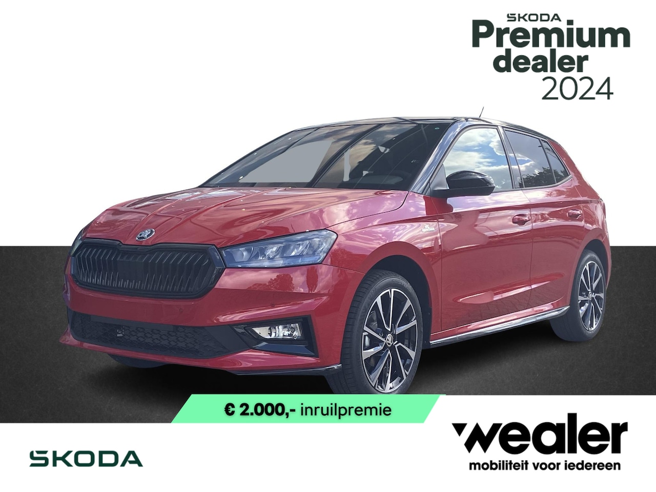 Skoda Fabia - Monte Carlo 1.0 TSI 95 pk | Apple CarPlay / Android Auto | 17'' Lichtmetalen velgen | Adap - AutoWereld.nl