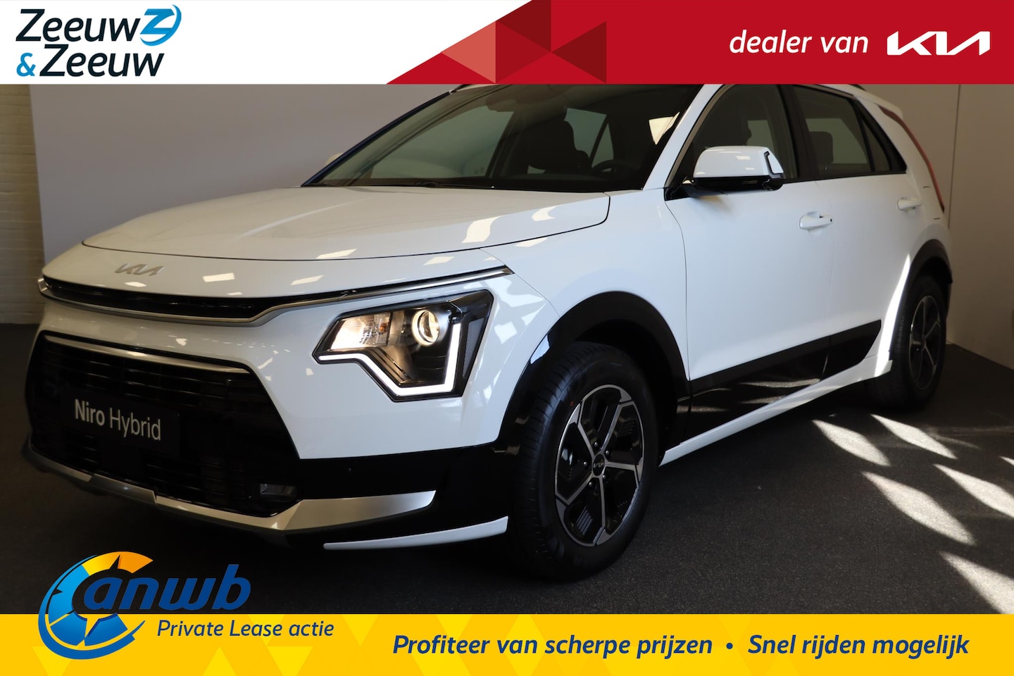 Kia Niro - 1.6 GDi Hybrid DynamicLine | €3000,- Korting | Private Lease vanaf €479,- p.m. | Navigatie - AutoWereld.nl