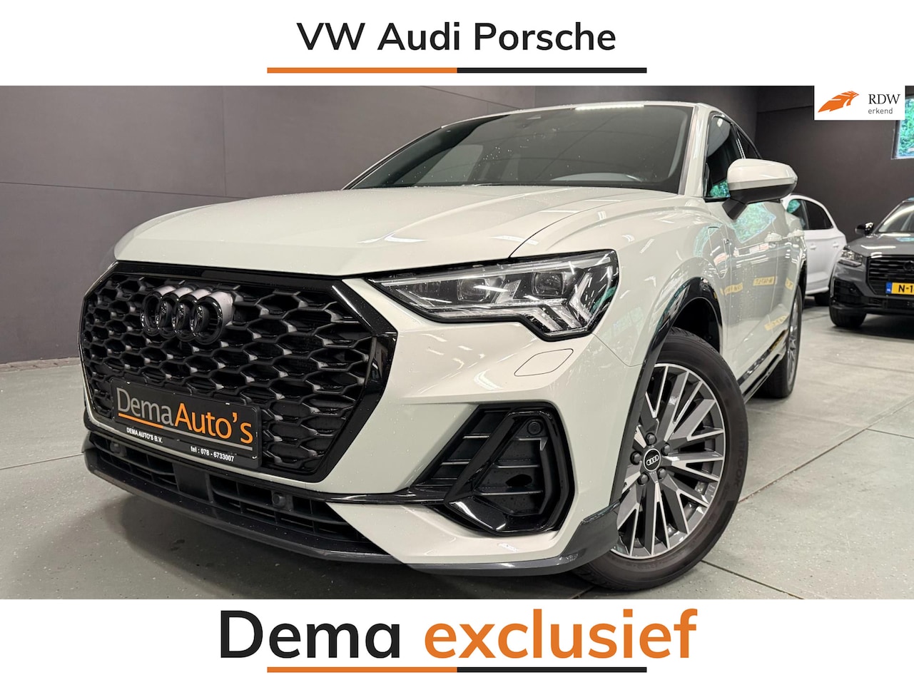 Audi Q3 Sportback - 45 TFSI e S Edition BLACK-LINE NAVI/V-COCKPIT/DAB/CARPLAY/CRUISE/ECC/PDC/// - AutoWereld.nl