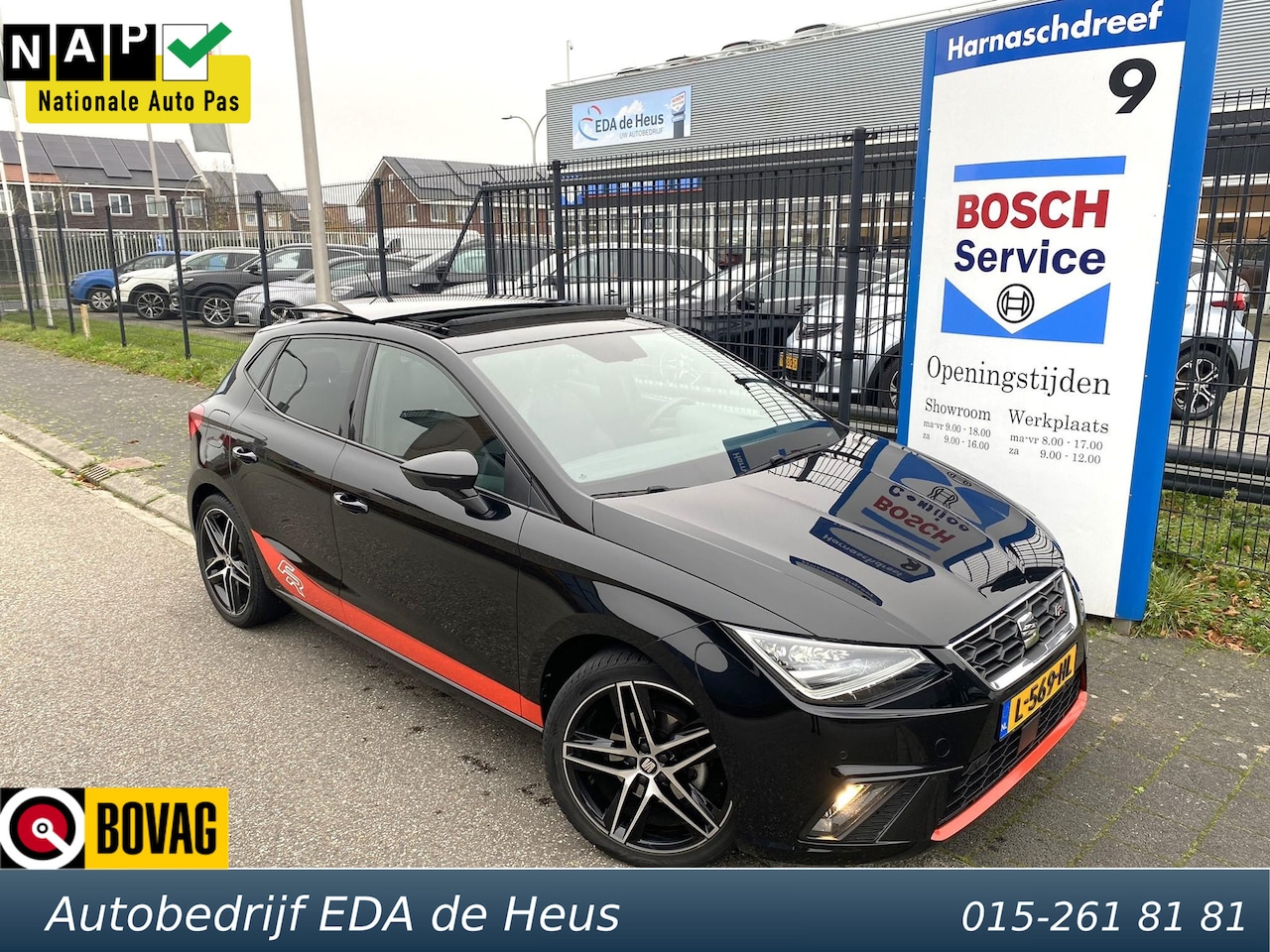 Seat Ibiza - 1.0 TSi 110pk 6-bak FR Business Intense Plus SEAT Ibiza 1.0 TSI FR Business Intense Plus N - AutoWereld.nl