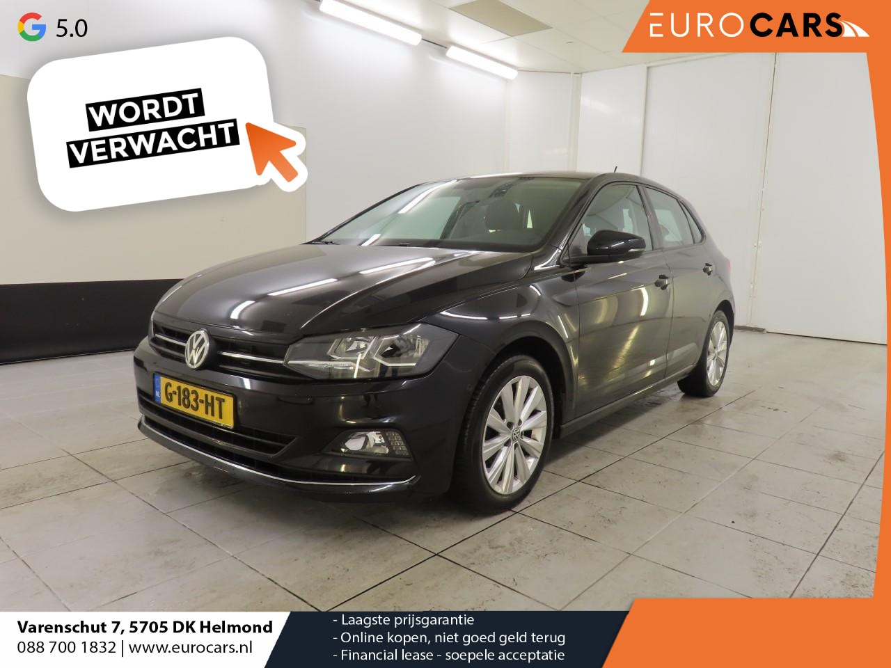 Volkswagen Polo - 1.0 TSI Highline Airco ECC Park Pack Carplay 16" LM Velgen Adpative Cruise Control Ambient - AutoWereld.nl