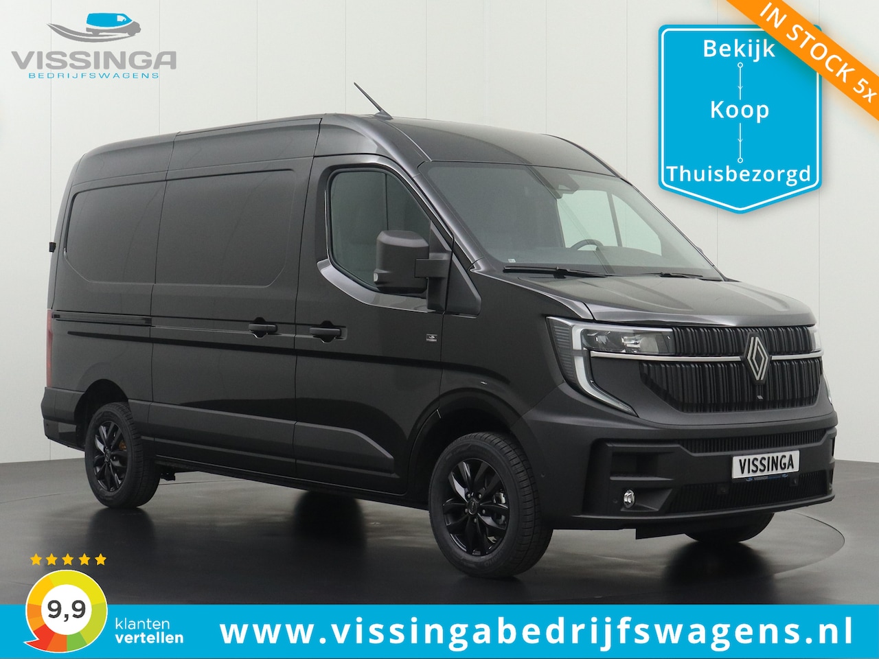 Renault Master - L2H2 170 pk Extra luxe zwart - AutoWereld.nl