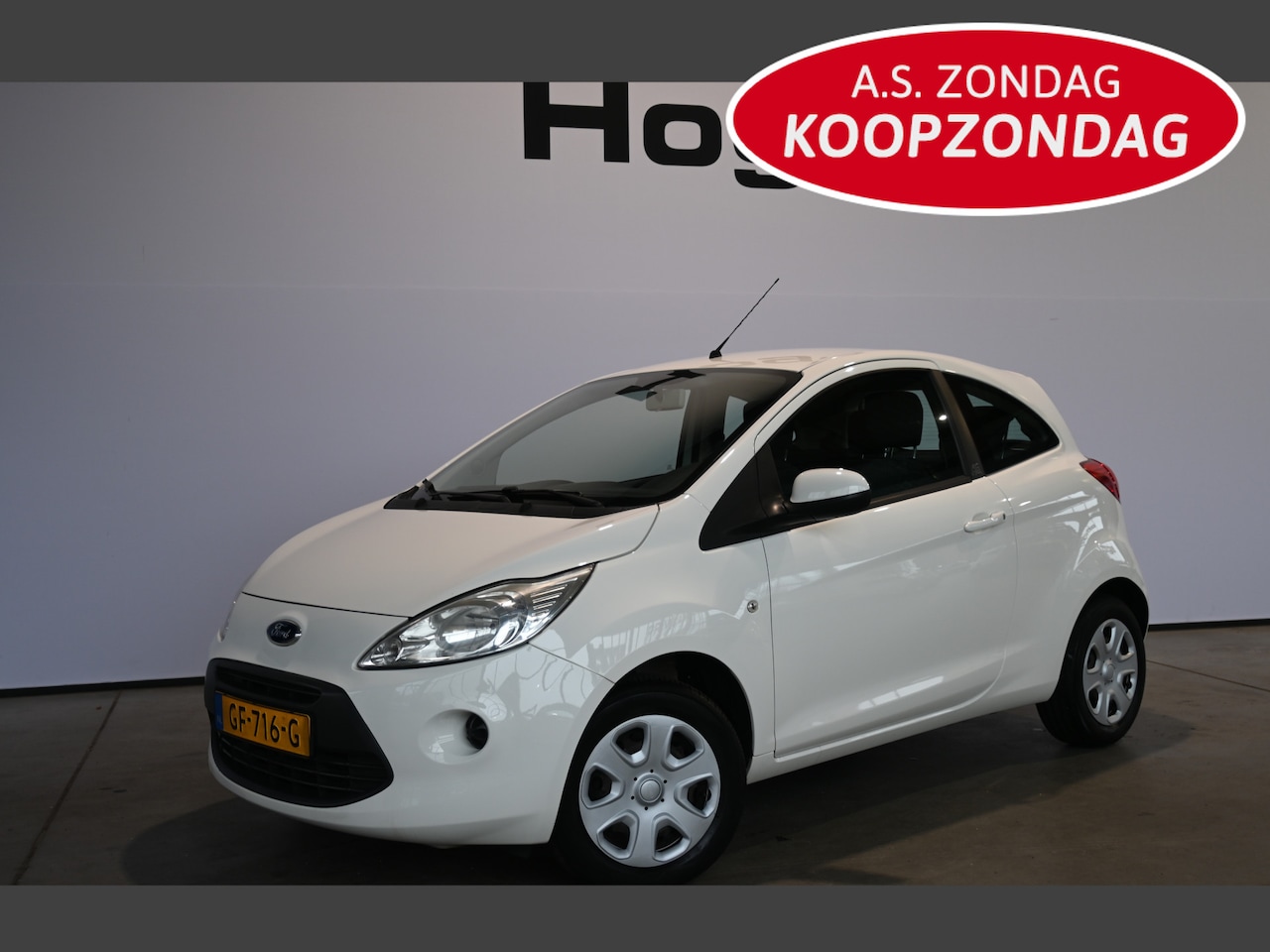 Ford Ka - 1.2 Style start/stop Airco 100% Onderhouden PDC 56dkm NAP Inruil mogelijk - AutoWereld.nl