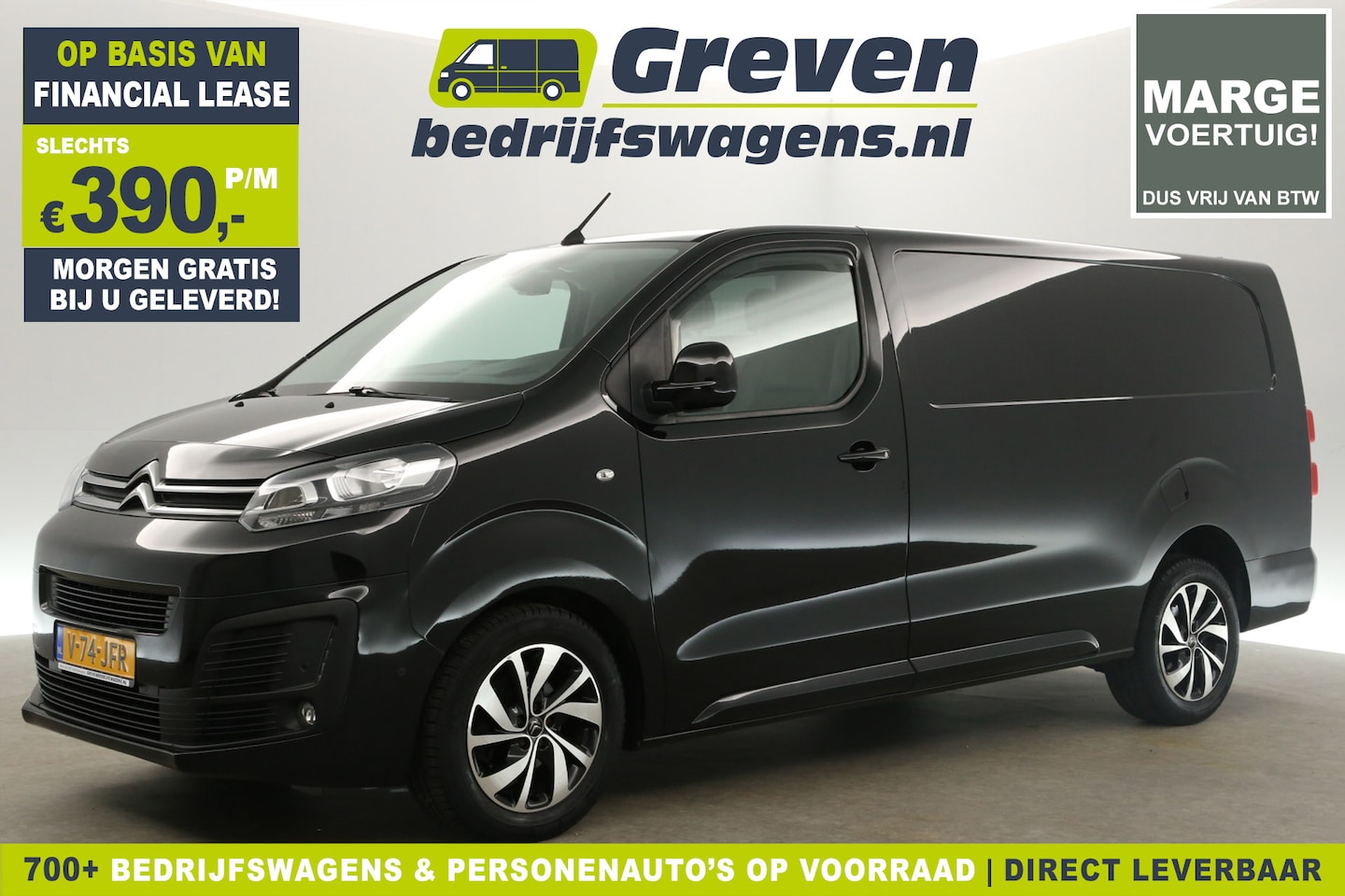 Citroën Jumpy - 2.0 BlueHDI L3H1 177PK Marge Automaat Airco 360Camera Carplay Cruise PDC Stoelverwarming 1 - AutoWereld.nl