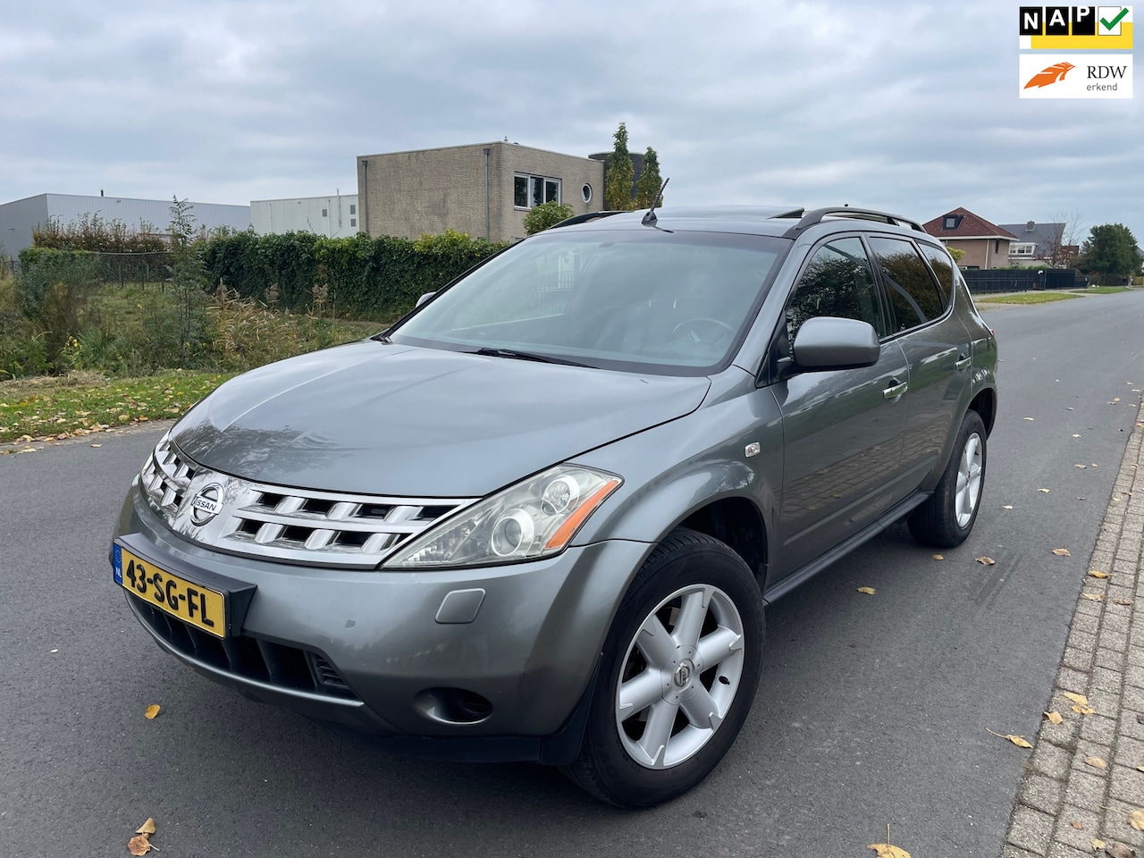 Nissan Murano - 3.5 V6 AUTOMAAT/NAP/CLIMA/LEER/APK/DAKJE - AutoWereld.nl