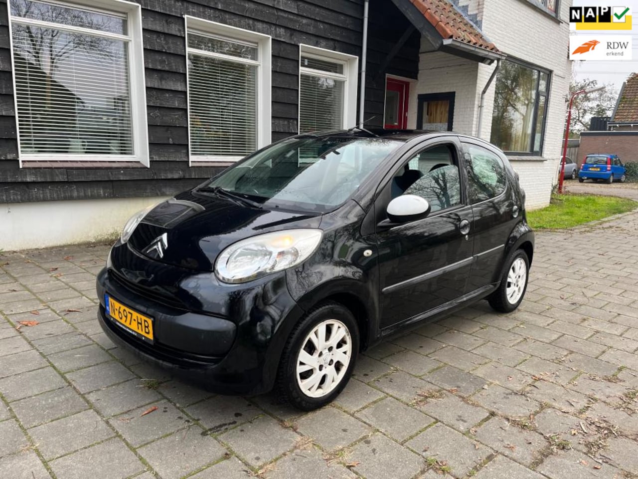 Citroën C1 - 1.0-12V Séduction | AIRCO | NIEUWE APK | Black & White edition - AutoWereld.nl