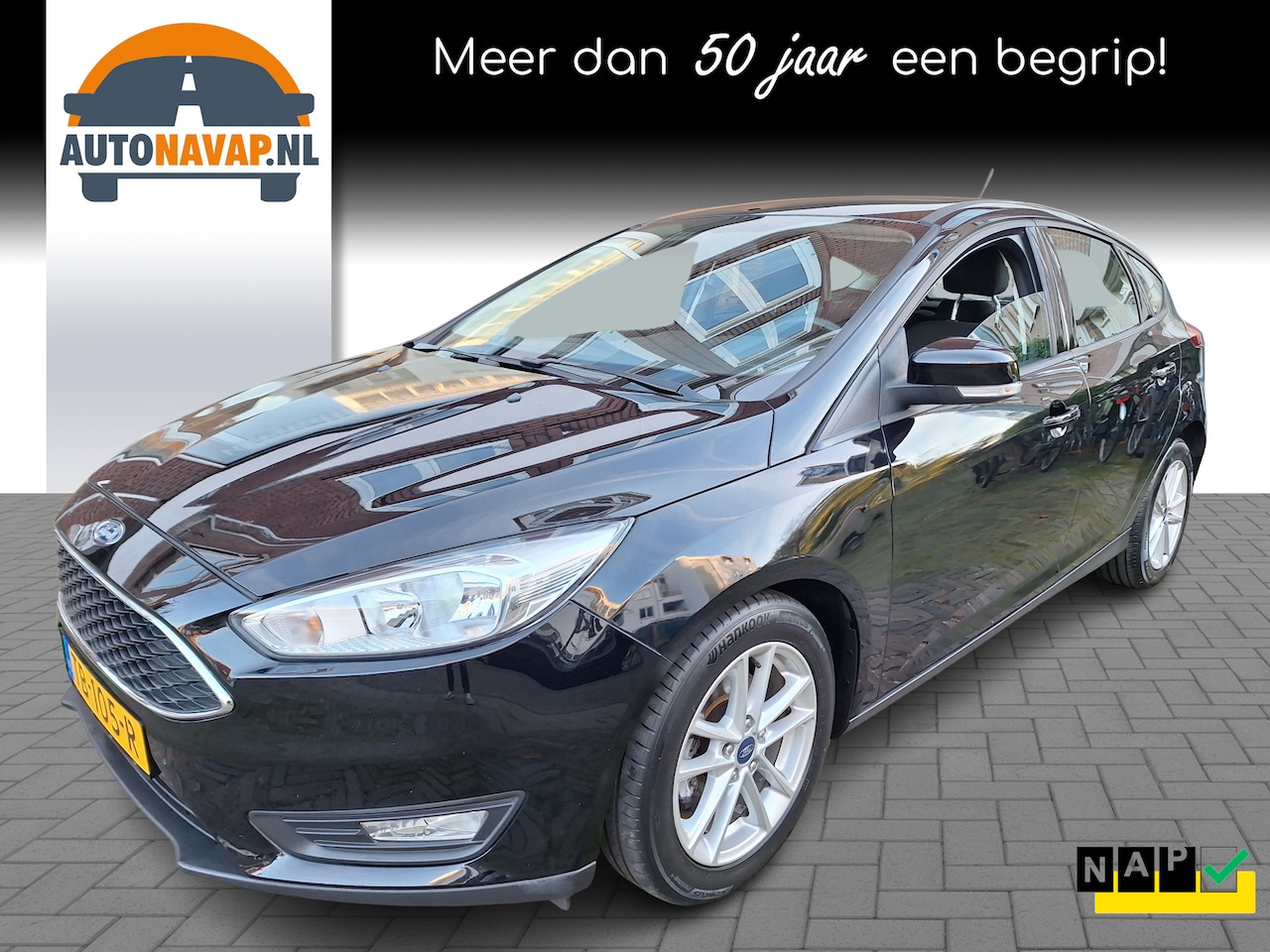 Ford Focus - 1.0 EcoBoost Edition 5Drs /69.000 Km/Navi/Apple/Android/Pdc/Cruise/NAP/garantie - AutoWereld.nl