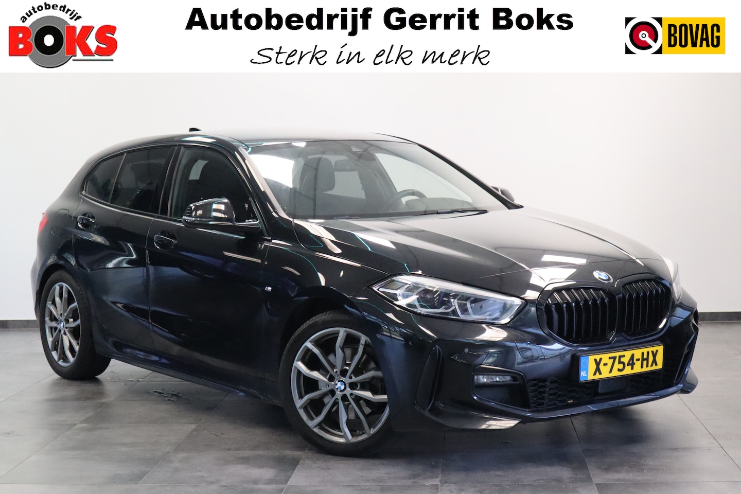 BMW 1-serie - 118i Executive M-sport Navigatie Cruise Control ACC VCP 18lmv Climate control 2 jaar garan - AutoWereld.nl