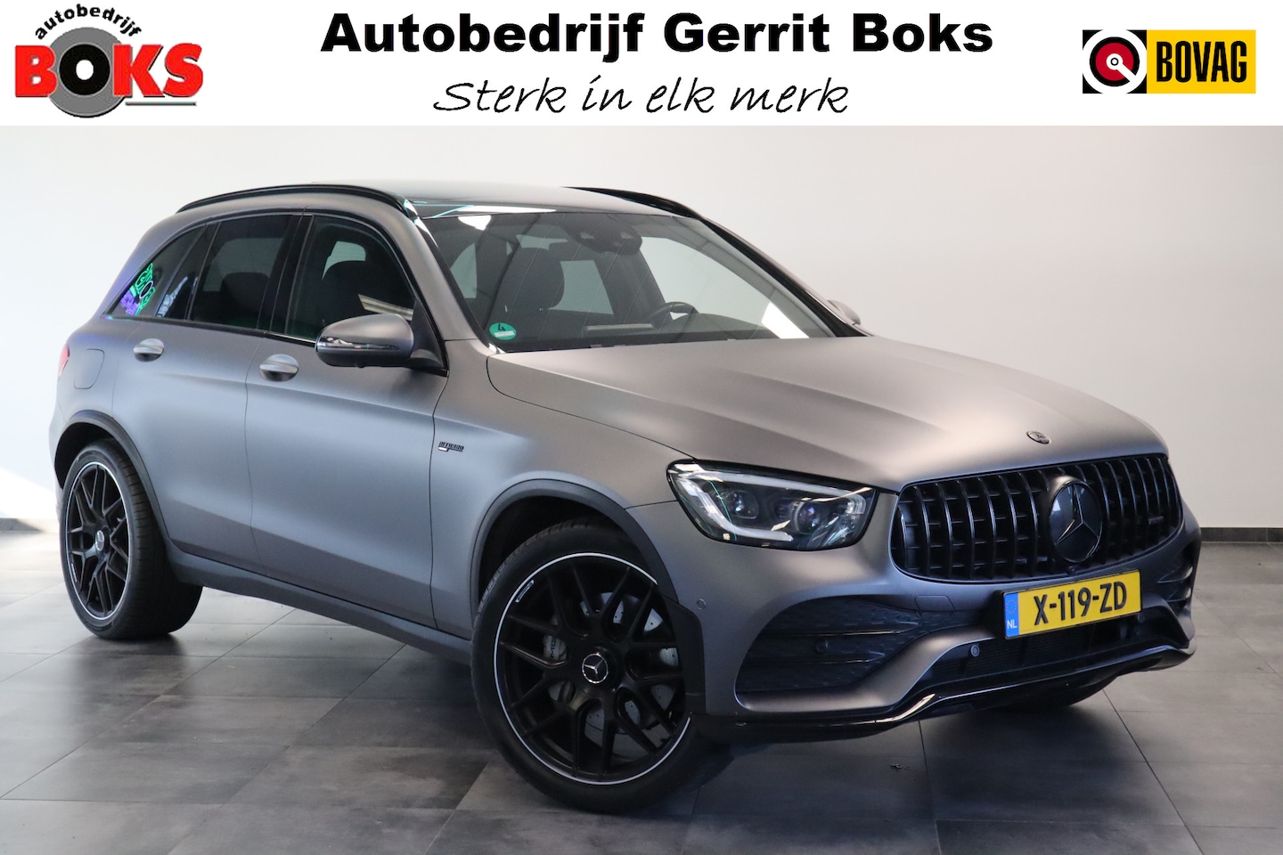 Mercedes-Benz GLC-klasse - 43 AMG 4MATIC Premium Panoramadak Navigatie Bi-Xenon Burmester - AutoWereld.nl