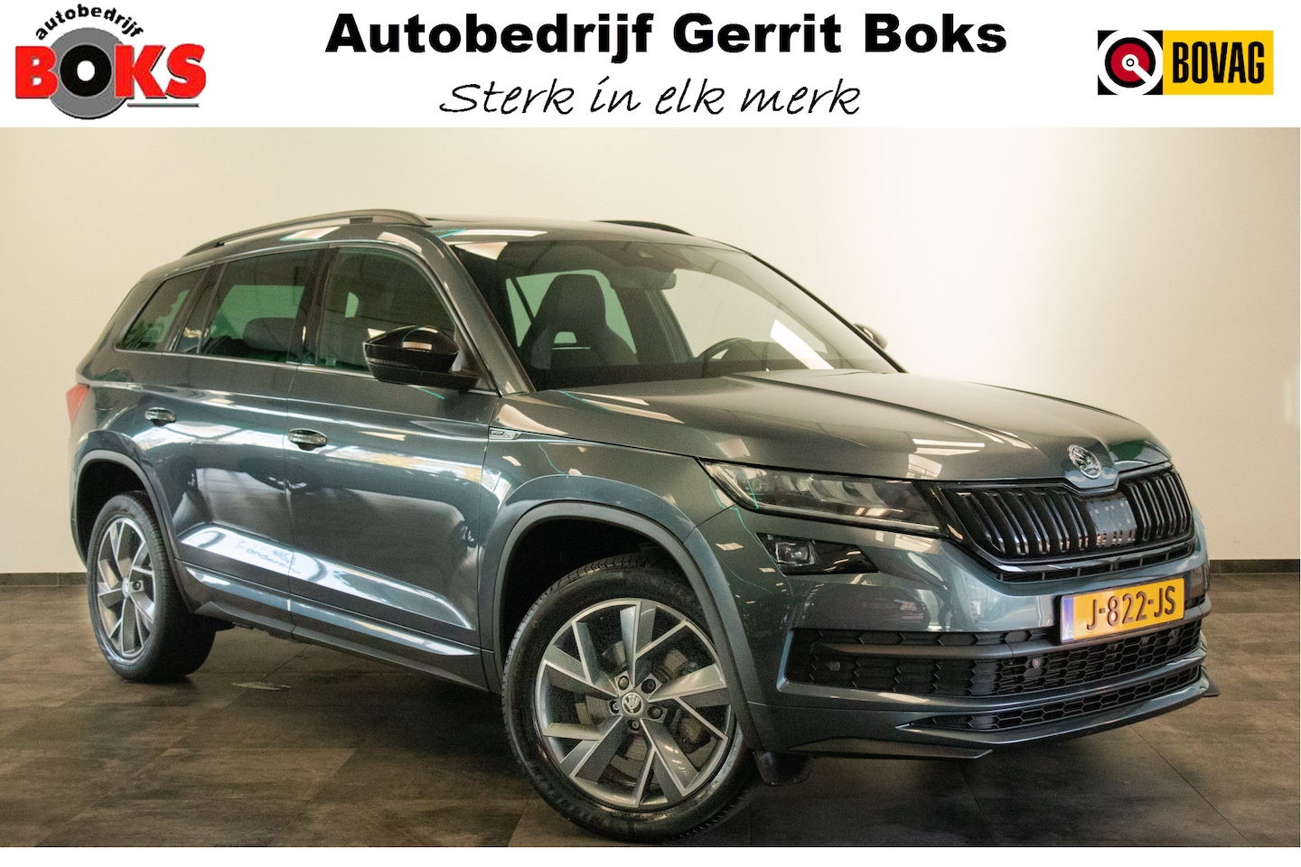 Skoda Kodiaq - 1.5 TSI Sportline Business 7pers. Pano schuifdak Virtual cockpit Navigatie 19 inch LMV Can - AutoWereld.nl