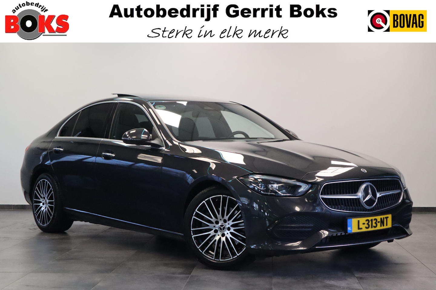 Mercedes-Benz C-klasse - 200 Luxury Line (204pk) Automaat Leder Panorama schuifdak LMV 18 inch - AutoWereld.nl