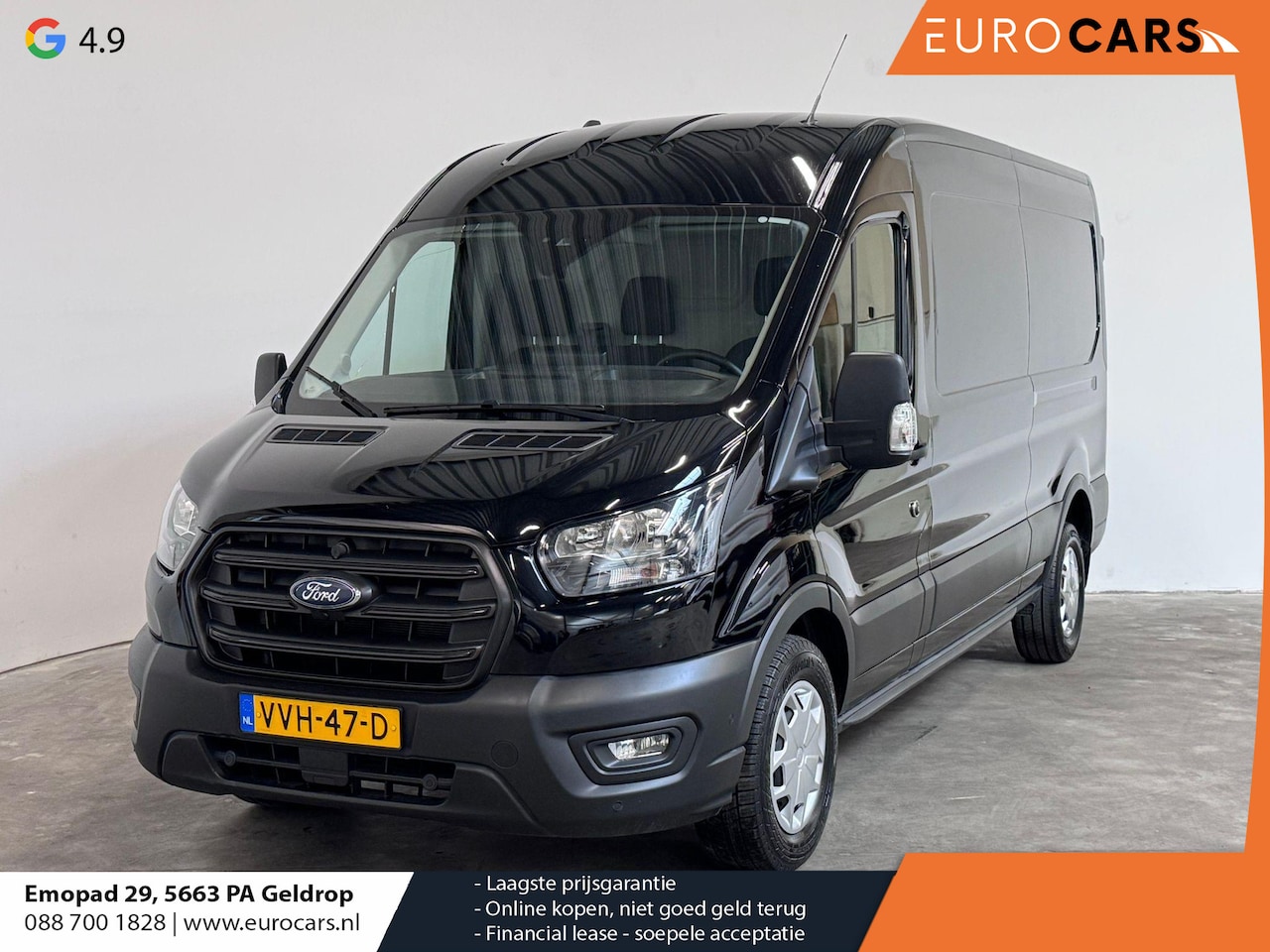 Ford Transit - 330 2.0 TDCI L3H2 Trend Automaat Airco Navigatie Camera Trekhaak Cruise Control - AutoWereld.nl