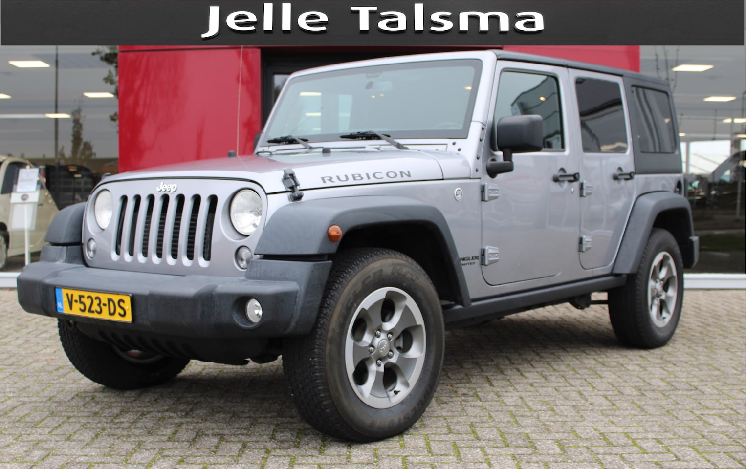 Jeep Wrangler - 2.8 CRD Rubicon Grijs Kenteken! | Trekhaak Afneembaar | Navigatie | Airco | Stoelverwarmin - AutoWereld.nl