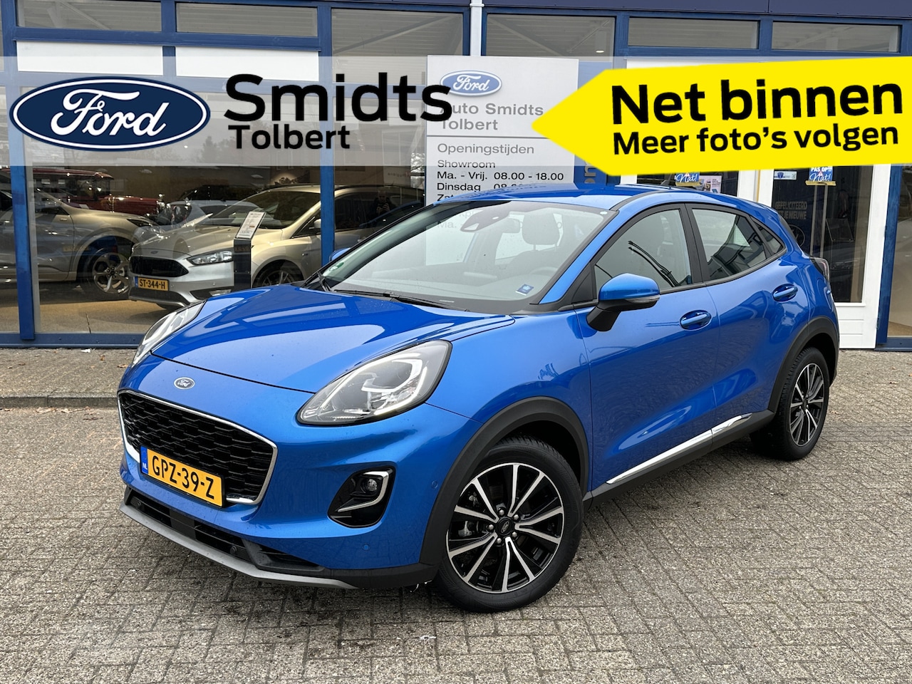 Ford Puma - 125PK EcoBoost Hybrid Titanium | AUTOMAAT | Winterpack | Autopark | Park. sens V+A | AR ca - AutoWereld.nl