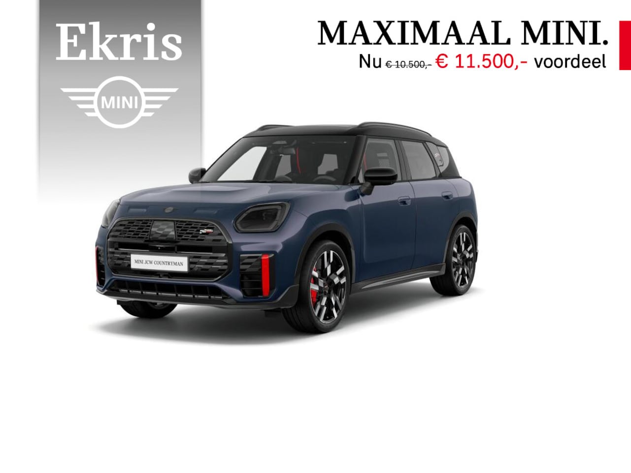 MINI Countryman - John Cooper Works ALL4 John Cooper Works Trim + Package XL | Maximaal MINI - AutoWereld.nl