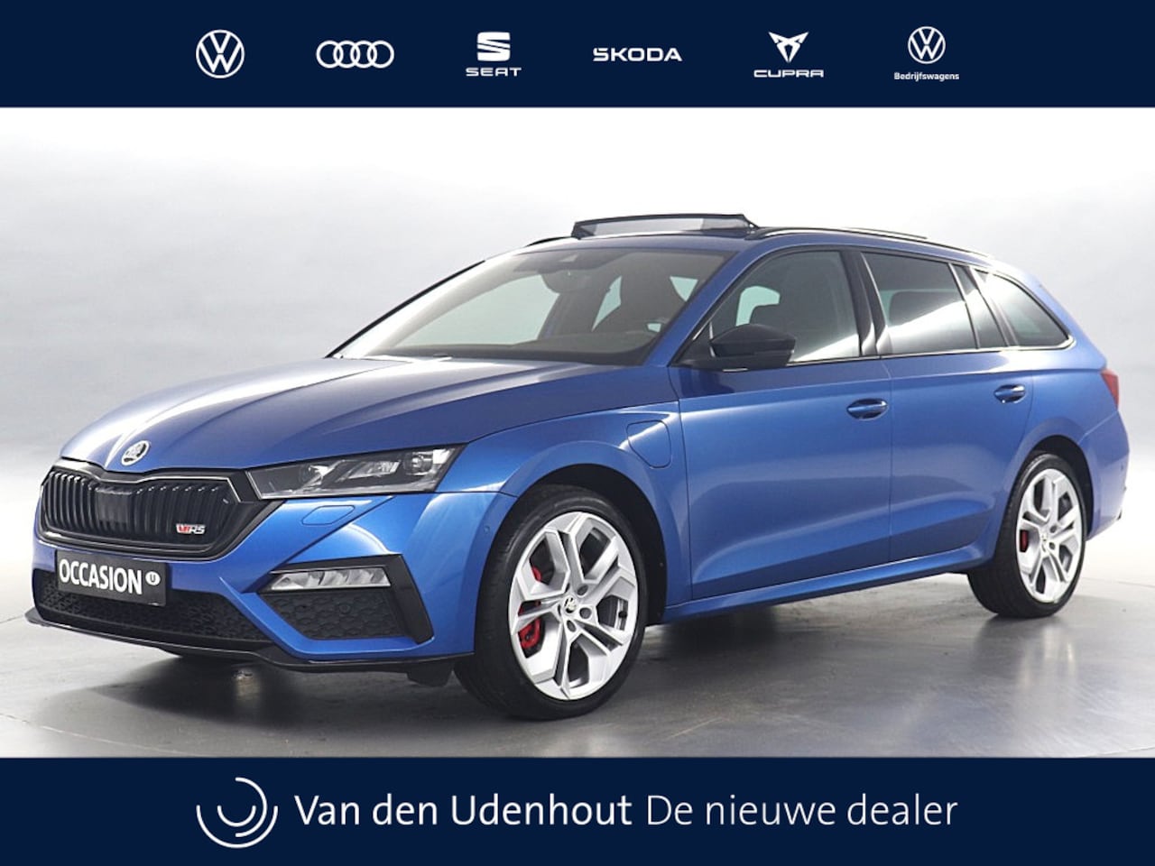 Skoda Octavia Combi - 1.4 TSI iV RS 245pk PHEV Business / Panoramadak / Adaptive cruise / Head Up - AutoWereld.nl