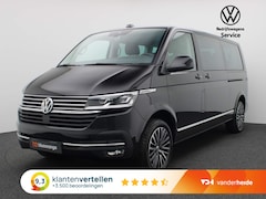 Volkswagen Transporter Caravelle - 2.0 TDI L2H1 204PK DSG (grijs kenteken) Achteruitrijcamera, 2x elek. schuifdeur, leder, wi