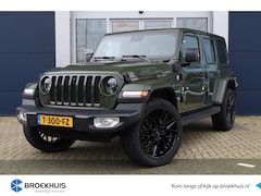 Jeep Wrangler Unlimited - 4xe 380PK Sahara | 22'' Velgen | Stuur + Stoel verwarming | Camera V/A | ACC | Keyless