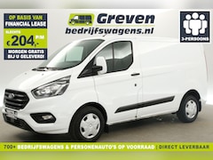 Ford Transit Custom - 2.0 EcoBlue L1H1 Airco Cruise Parkeersensoren 3 Persoons Stoelverwarming Trekhaak