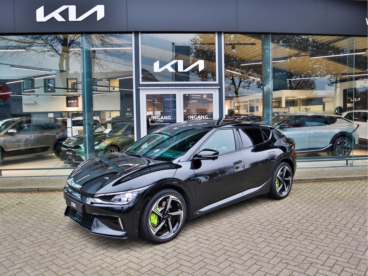 Kia EV6 - GT AWD 77.4 kWh 585PK! Full option Pano+Adapt. Cruise+360CAM+Carplay - AutoWereld.nl