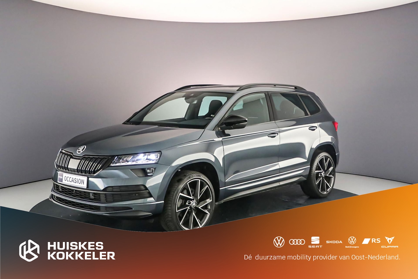 Skoda Karoq - Sportline Business 1.5 TSI 150pk DSG Automaat Adaptive cruise control, Panoramadak, LED ve - AutoWereld.nl