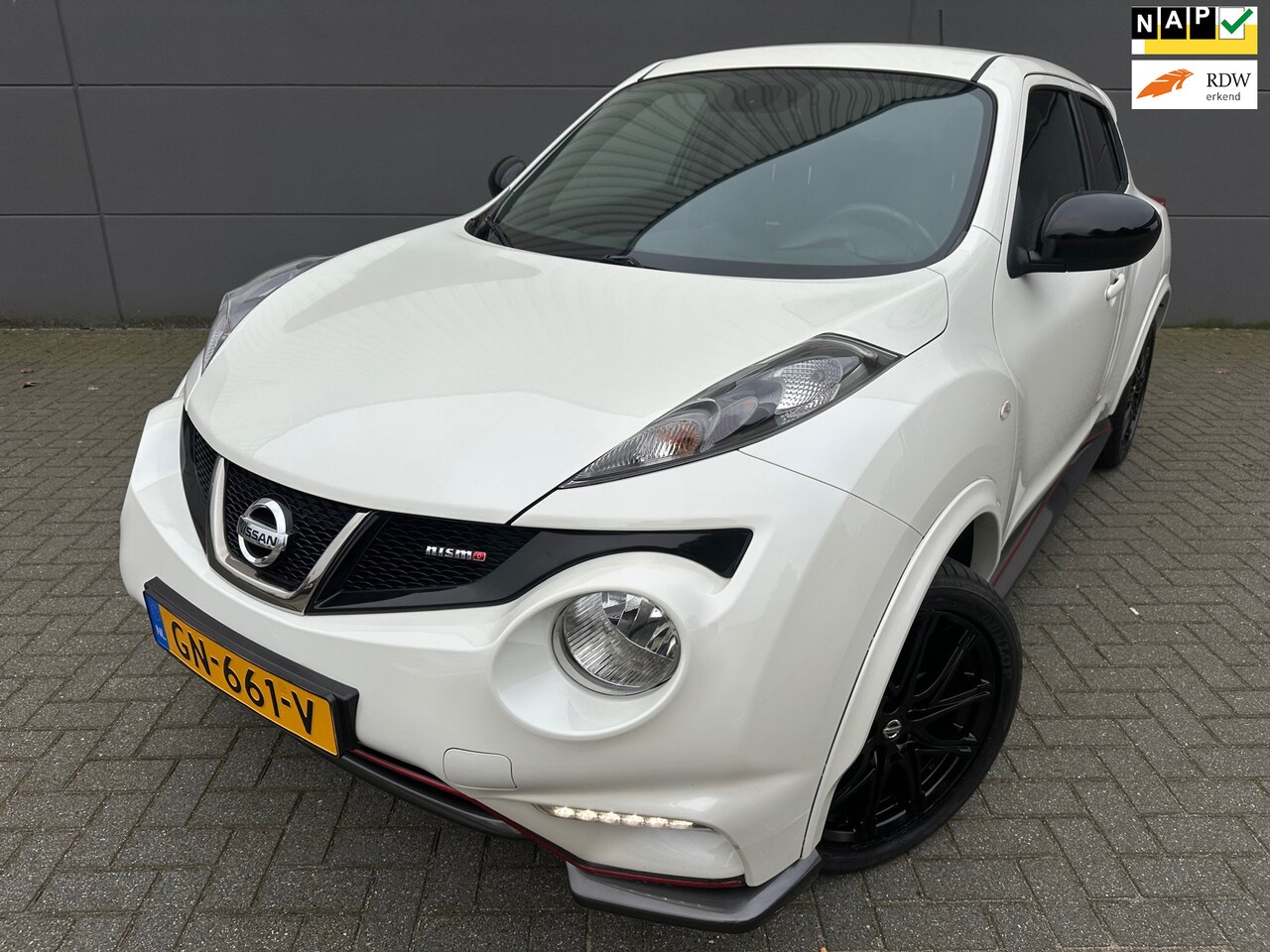 Nissan Juke - 1.6 Turbo NISMO-200PK*NAVI*Climat-Airco*Camera*Leer*Cruise*Elkt-ramen*APK*Velgen*Top-Optie - AutoWereld.nl