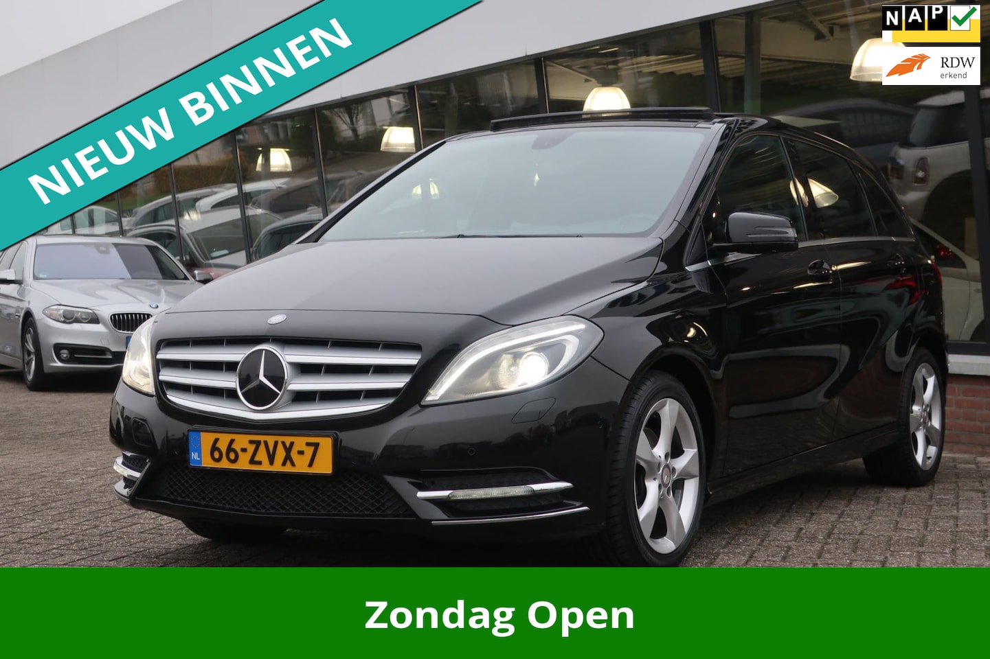 Mercedes-Benz B-klasse - 200 Ambition 1e EIG_LED_LEDER_PANO_18-INCH. - AutoWereld.nl