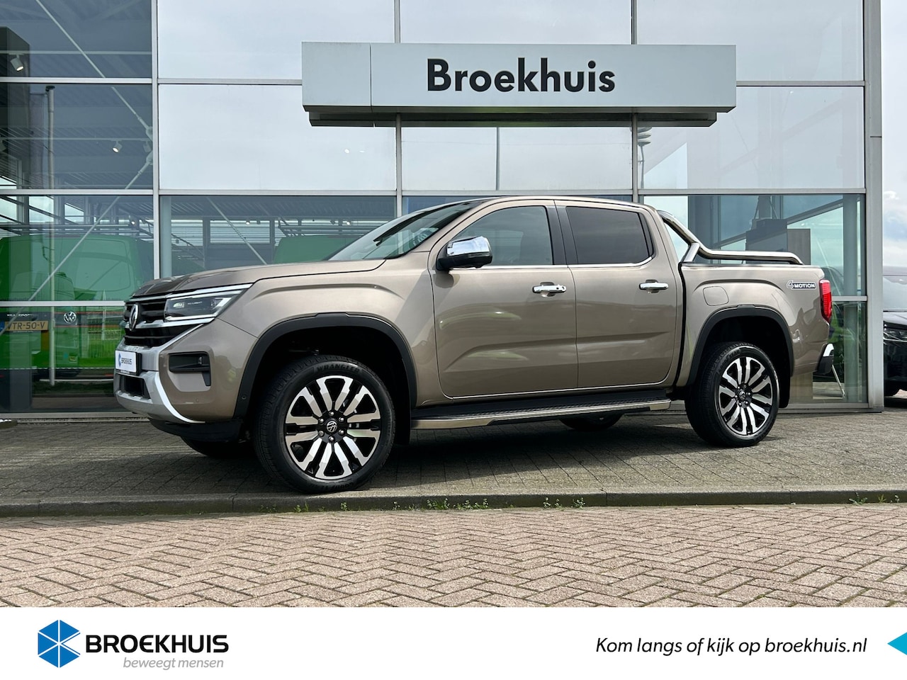 Volkswagen Amarok - 3.0 V6 240PK | 4Motion| NAVI | Leder | PLUS CABINE | AVENTURA | Grijs kenteken - AutoWereld.nl