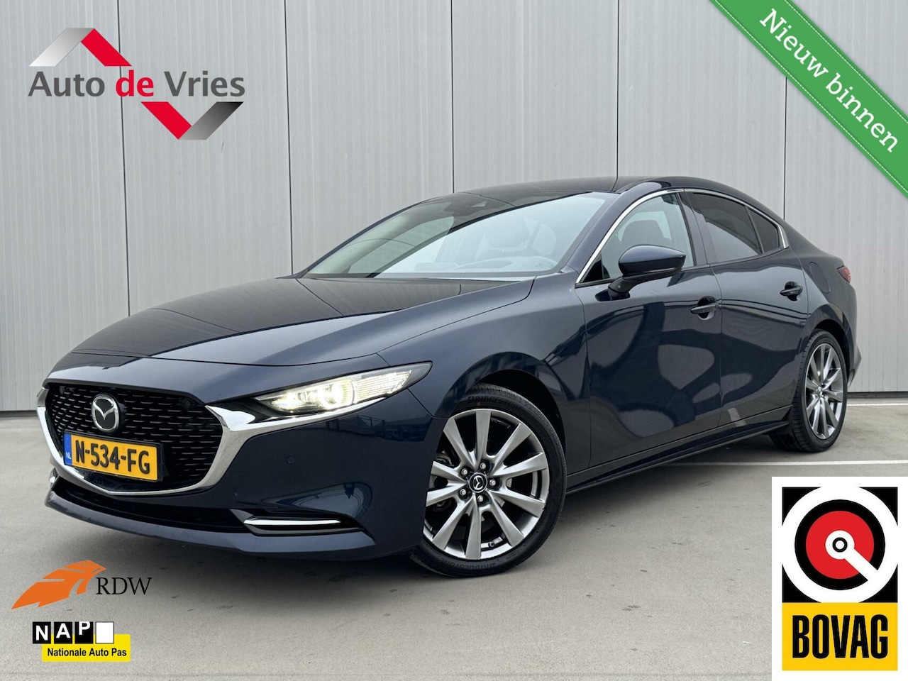 Mazda 3 - 2.0 e-SkyActiv-X M Hybrid 186 Luxury|Trekhaak|NLauto - AutoWereld.nl