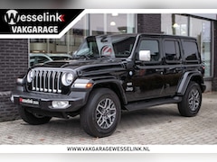 Jeep Wrangler Unlimited - 4xe 380 Overland - All-in rijklrps | Navi | Leer | Camera | Stoel/stuurverwarming