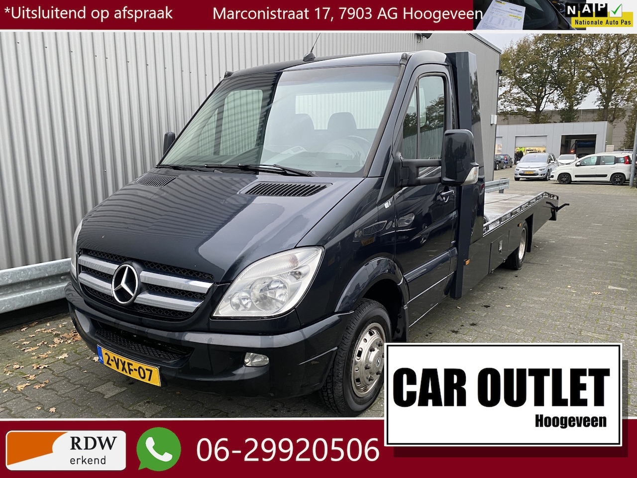 Mercedes-Benz Sprinter - 519 3.0 CDI 432 AUTOMAAT, TIJHOF, Elec.Lier, Trekhaak, – Inruil Mogelijk – - AutoWereld.nl