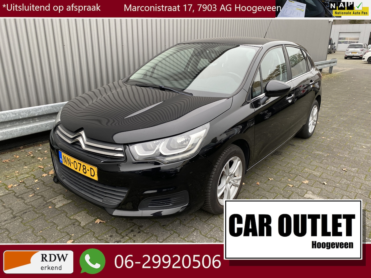 Citroën C4 - 1.2 PureTech Feel Collection Leer, Clima, Navi, CC, PDC, LM, Trekh, – Inruil Mogelijk – - AutoWereld.nl