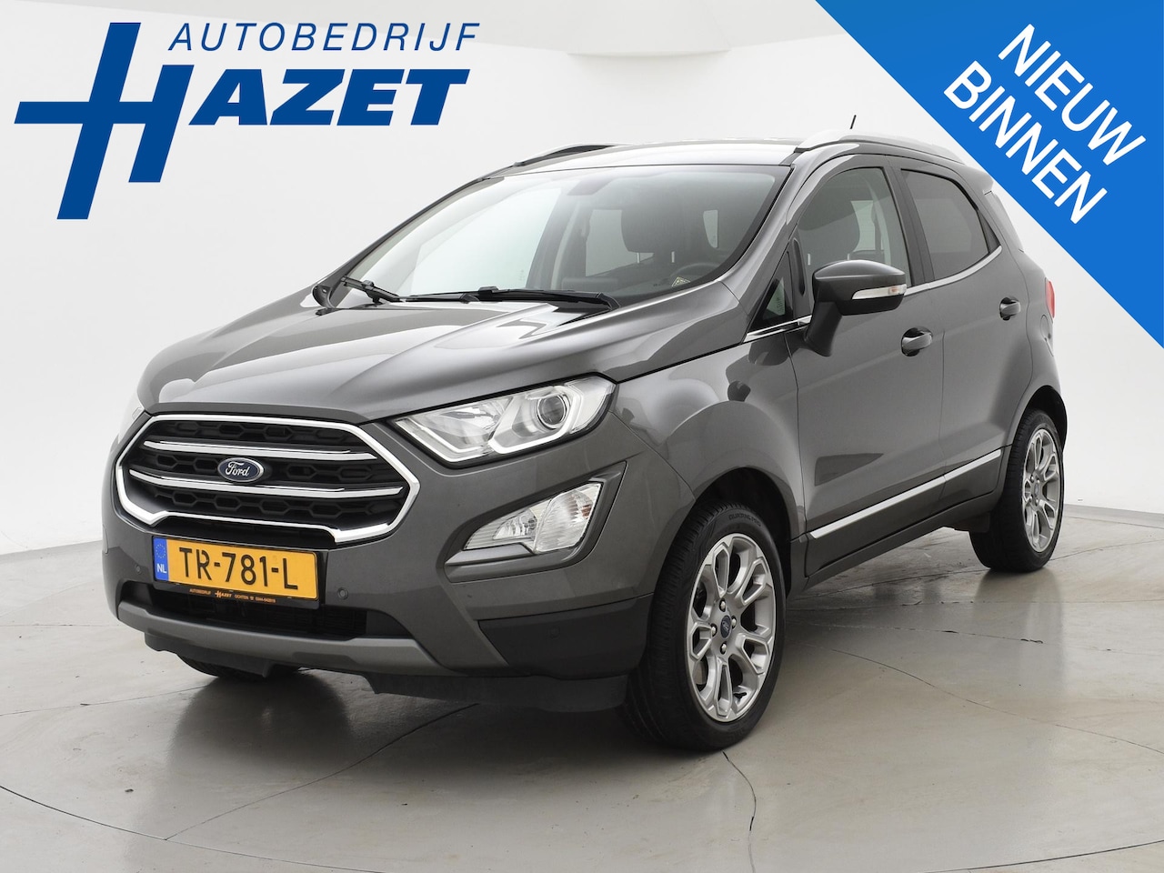 Ford EcoSport - 1.0 EB TITANIUM + BANG & OLUFSEN / TREKHAAK / CAMERA / STUUR+STOELVERWARMING - AutoWereld.nl