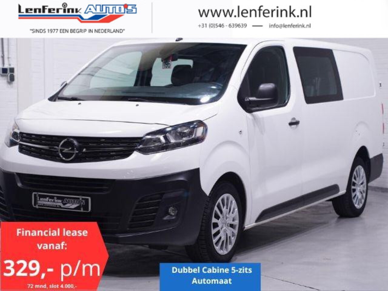 Opel Vivaro - 2.0 CDTI 122 pk L3 Dubbel Cabine Automaat Airco Cruise Control, Dodehoek Assist, PDC V+A, - AutoWereld.nl