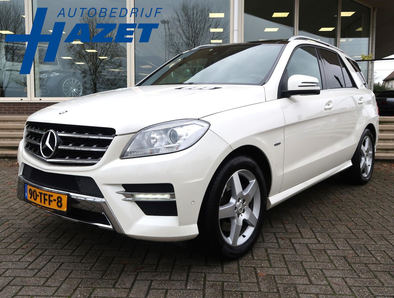 Mercedes-Benz M-klasse - 250 BLUETEC 4M EURO 6 - AMG SPORT + LUCHTVERING / PANORAMA / 3500 KG TREKHAAK - AutoWereld.nl