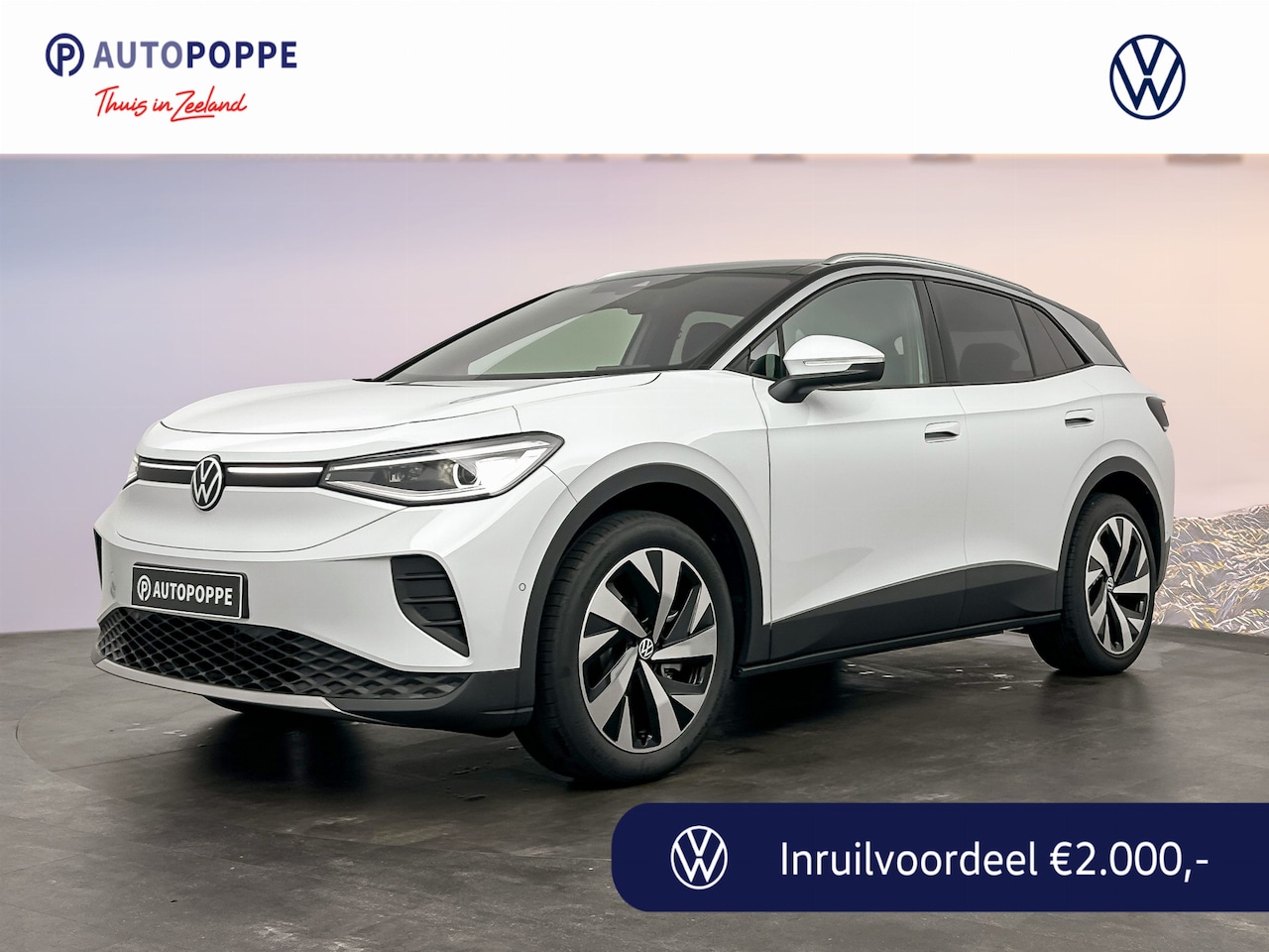 Volkswagen ID.4 - 77kWh 286 1AT Pro Business | 'App-Connect' draadloze smartphone integratie | Achterbank in - AutoWereld.nl