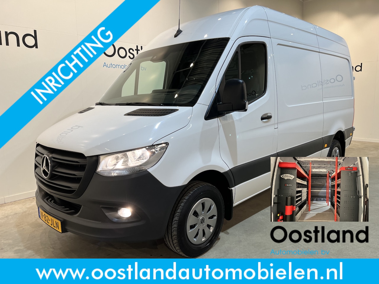 Mercedes-Benz Sprinter - 317 CDI L2H2 RWD Automaat Servicebus / Würth Inrichting / Euro 6 / Airco / Camera / Cruise - AutoWereld.nl