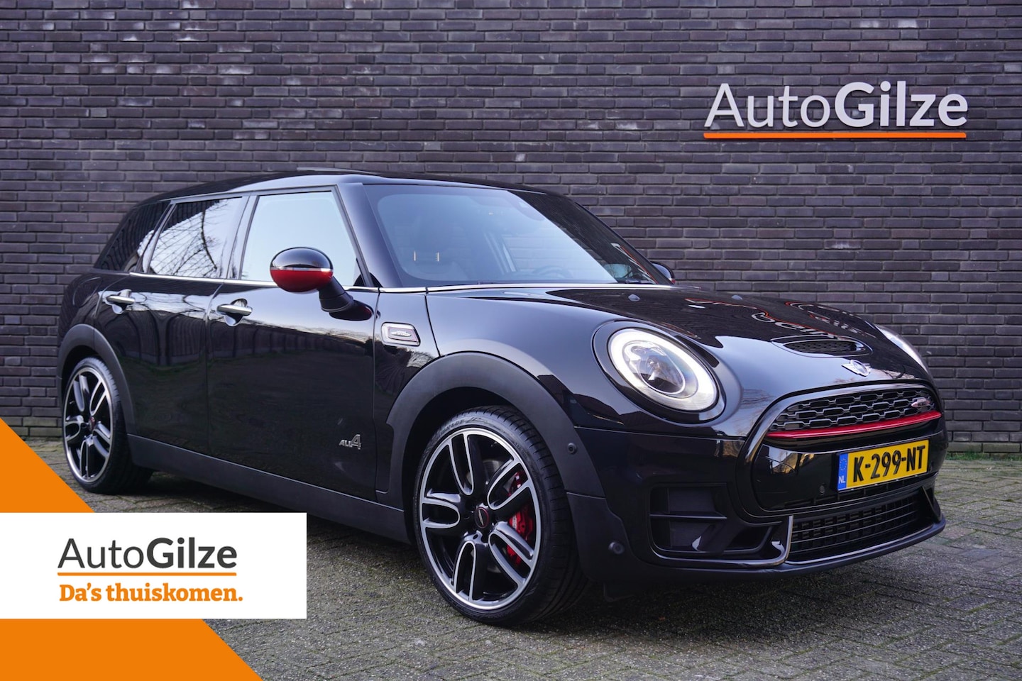 MINI Clubman - 2.0 John Cooper Works ALL4 l Pano l Harman Kardon l LED l HUD l Leder l Camera - AutoWereld.nl