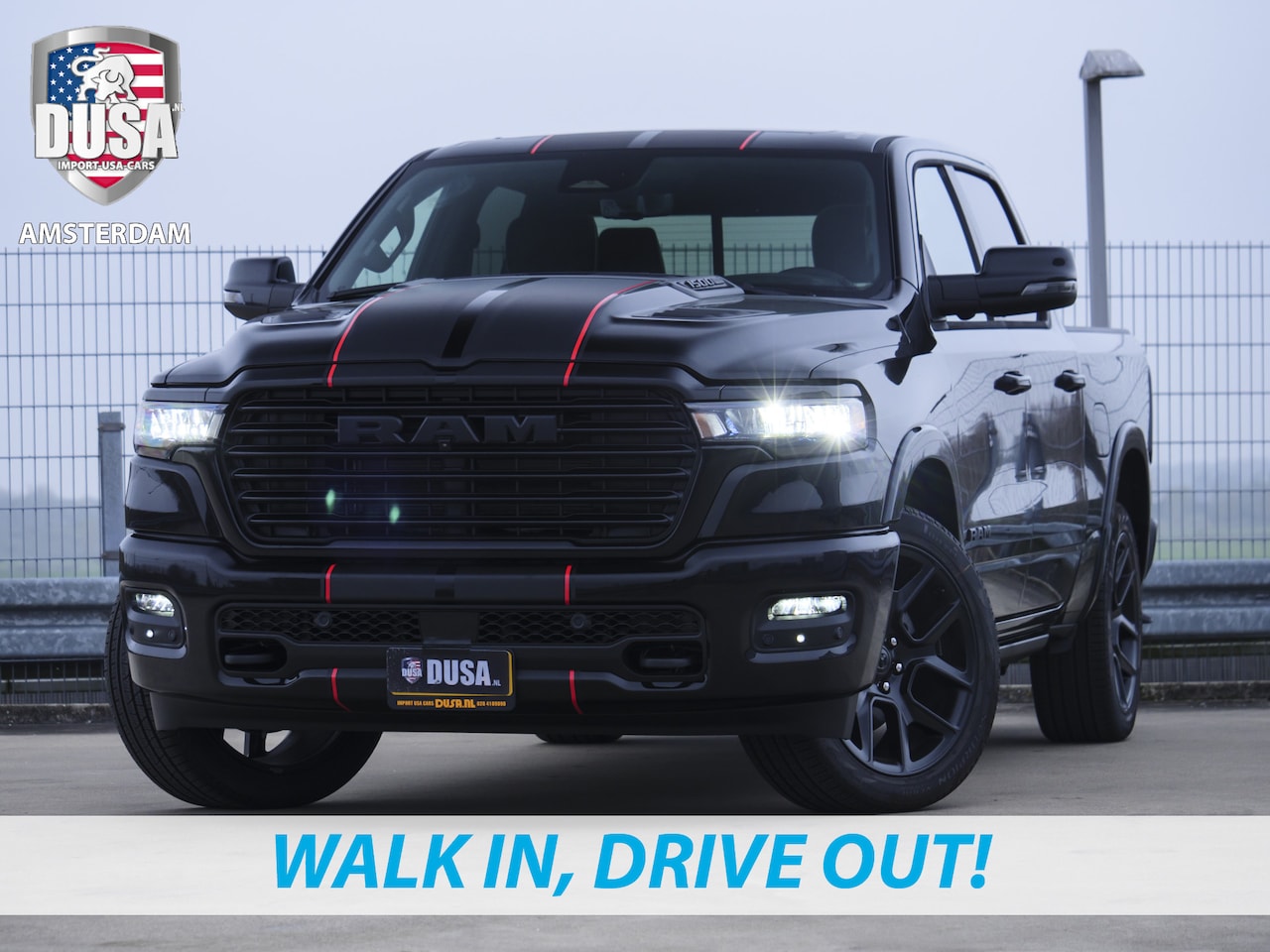 Dodge Ram 1500 - Laramie | Night Edition | Crew Cab | 4X4 | 2025 Panorama | Niveau regeling | 14,4-inch Tou - AutoWereld.nl