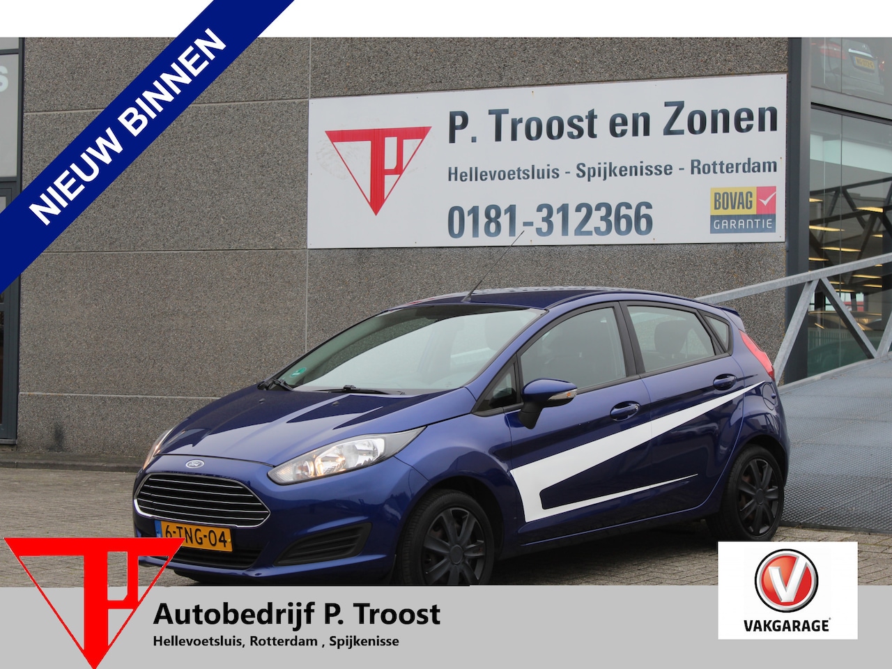 Ford Fiesta - 1.0 Style Clima/Airco/Navigatie/Bluetooth/Ramen & Spiegels Elektrisch. - AutoWereld.nl