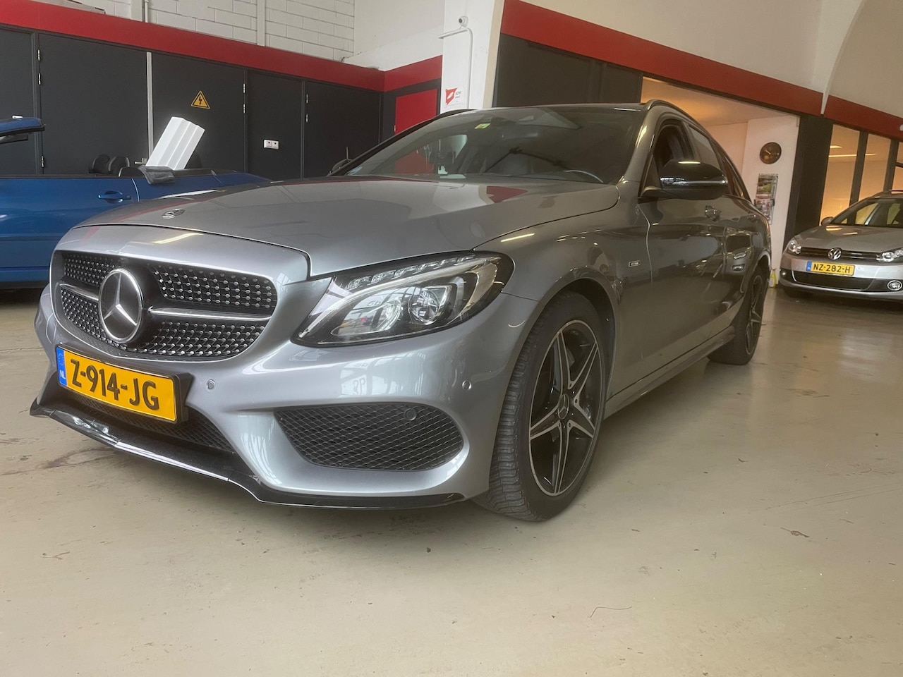 Mercedes-Benz C-klasse Estate - 450 AMG 4MATIC schaalstoelen top staat - AutoWereld.nl