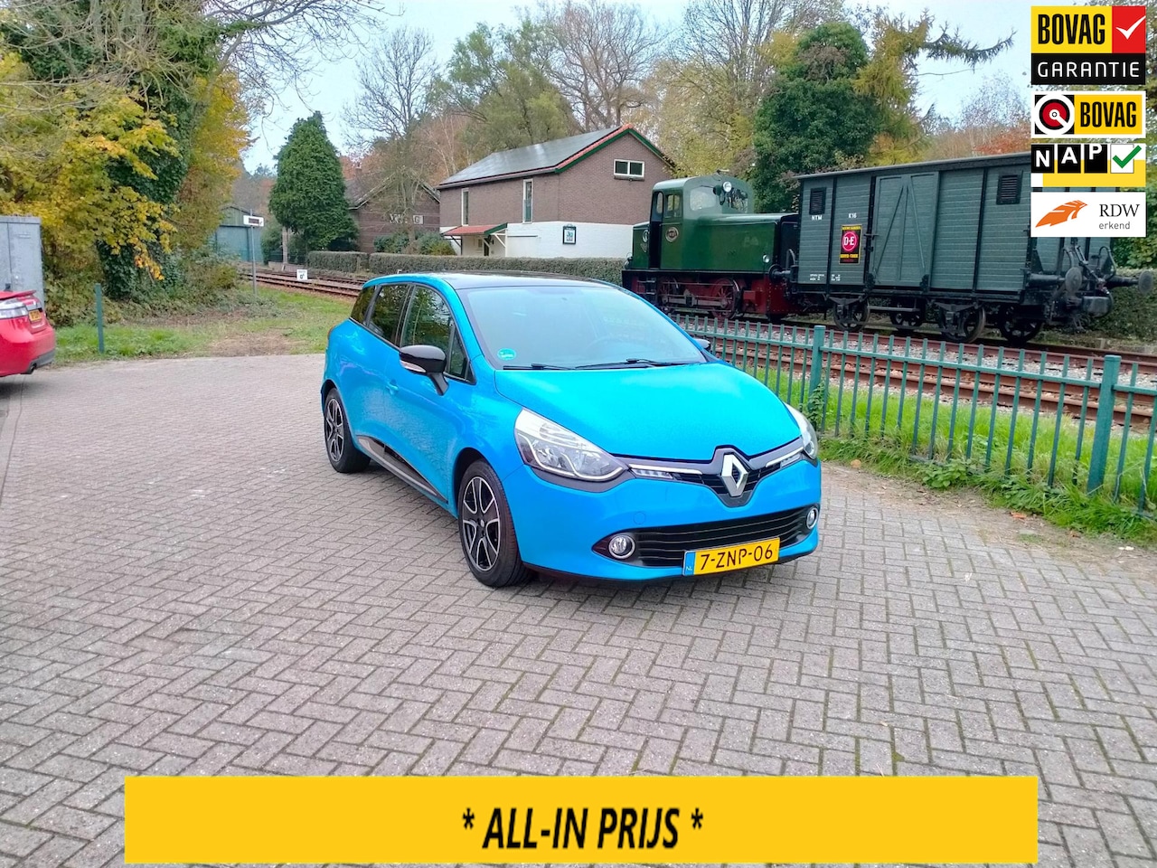 Renault Clio Estate - 1.2 Dynamique AUTOMAAT PANORAMADAK airco RIJKLAAR - AutoWereld.nl