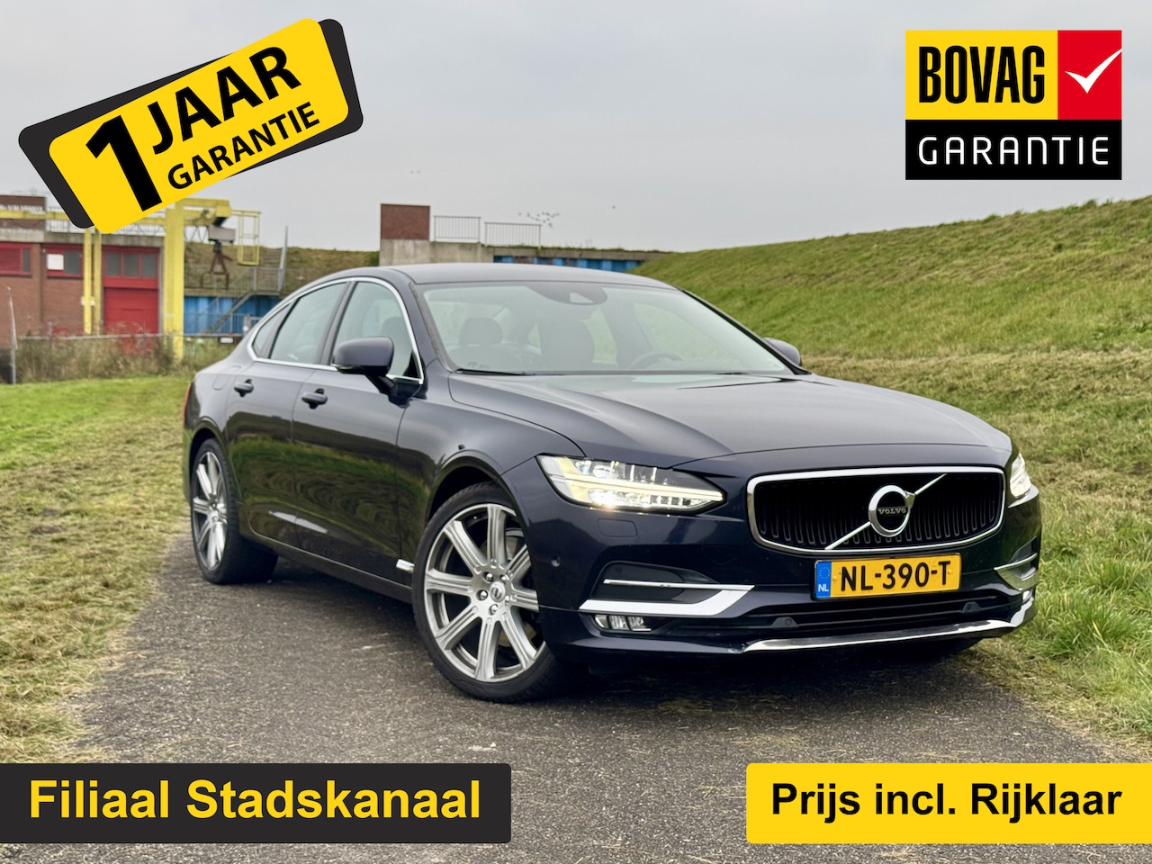 Volvo S90 - 2.0 T5 Inscription | Bose | LED | Cruise Control Adaptive | Stoelverwarming Voor | LEDER | - AutoWereld.nl