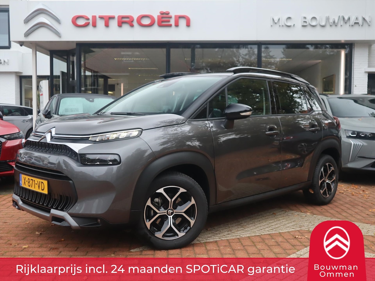 Citroën C3 Aircross - PureTech 130PK S&S EAT6 Automaat Plus, Rijklaarprijs | Navigatie | Stoelverwarming | Parke - AutoWereld.nl