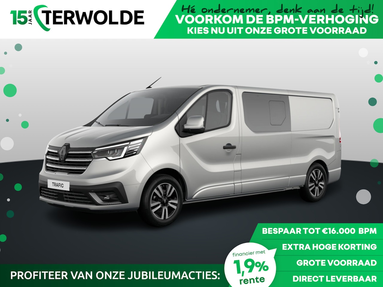 Renault Trafic - DC L2H1 T29 dCi 170 6EDC Extra | Achteruitrijcamera | Alarmsysteem | Blind Spot Warning - AutoWereld.nl