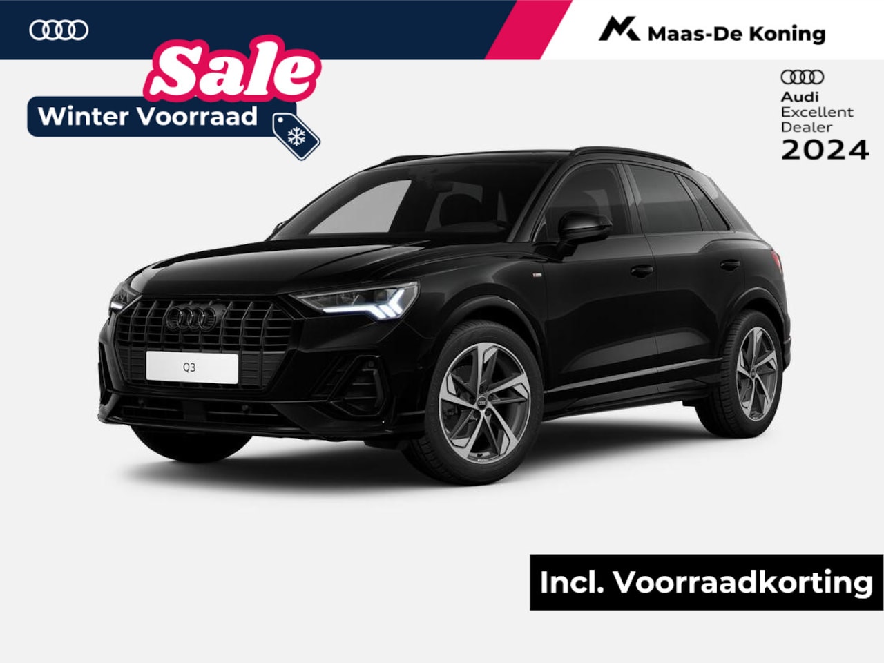 Audi Q3 - 35 TFSI S edition Competition 150 PK · Panorama dak · Bekleding Leder/Alcantara · Stoelver - AutoWereld.nl