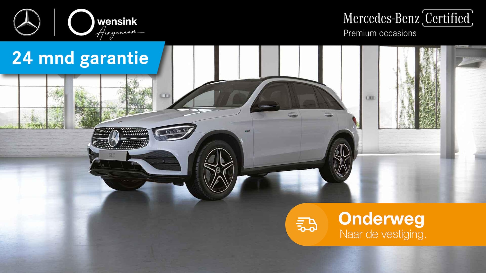 Mercedes-Benz GLC-klasse - 300e 4MATIC Premium | AMG | Trekhaak | Panoramadak | Night | - AutoWereld.nl