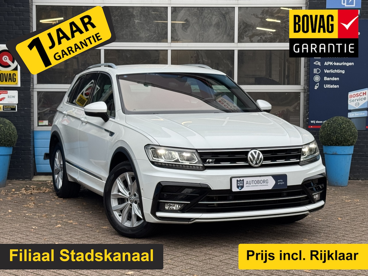 Volkswagen Tiguan - 1.5 TSI ACT Highline Business R Cruise Control Adaptief | Airco | Lichtmetalen Velgen 19'' - AutoWereld.nl